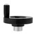 1 pcs Black Lathe Milling Machine Rear Ripple Hand Wheel With Revolving Handle(8 x 63mm)