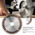 Woodworking Saw Blade High Speed Steel 6in Circular Saw Cutter for Multiple Purpose6in x 2.2mm x 25.4mm x 40T