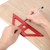 ES-4 Aluminum Alloy Woodworking Ruler Hand Operated Measuring Tool for Hardware