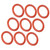 241 242 Cylinder Head Sealing O Ring Heat Safe Good Tightness Rubber Mute Sealing Ring1500W