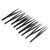 9PCS Tweezer Set Stainless Steel Anti Slip Pointed Curved Tips Tweezer Set for Cell Phone Repair