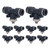 10pcs Pneumatic Tube Fitting Durable PVC External Thread Connection Accessories for Automation Equipment03-M6C
