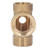 4 Ways Water Hose Splitter Brass G1in Pipe Adapter Connector for Household Self Priming Pump