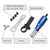 Rivet Gun Adapter for Electric Drill Cordless Riveting Tool with Wrench Detachable Handle 3/32'' 1/8'' 5/32'' 3/16'' Rivet  Nuts Spare Paw