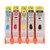 5PCS Ink Cartridge Set BK C M Y Smooth Ink Output Cartridge Combo Pack with Permanent Chip for Replacement for HP 364