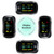 Fingertip Pulse Oximeter Mini SpO2 Monitor Oxygen Saturation Monitor Pulse Rate Measuring Gauge Device 5s Rapid Reading