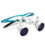 Wearable Magnifier Portable 3.5X 420mm Binocular Loupes Optical Glass Headset Magnifying Glasses +3W LED Headlight