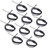 10Pcs NTC Thermistor Sensor PVC Epoxy Resin NTC Temperature Probe for Home Appliances High Accuracy 1m50K B3950