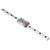Miniature Accurate Linear Sliding Rail Guide Block 250mm