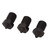 8Pcs Hardened Steel Nozzle 0.4 0.6 0.8mm M6 3 Holes High Speed 3D Printer Nozzle for Anet8