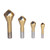 4Pcs Countersink Deburring Drill Bit Taper Hole Cutter High Speed Steel Chamfering Tool