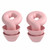 Noise Cancelling Ear Plugs Sleeping Noise Reduction Reusable Soft Silicone Snoring Blocking Waterproof for Work Swimming Pink