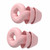 Noise Cancelling Ear Plugs Sleeping Noise Reduction Reusable Soft Silicone Snoring Blocking Waterproof for Work Swimming Pink