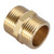 G1” Brass Pipe Fitting Hex Nipple Water Tube Connecting Accessories (intensification)
