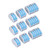 90PCS Compact Wire Conductor Connector Quick Splicing Terminal Block Assortment  32A