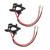 2Pcs Headlight Bulb Base IP68 Waterproof Corrosion Resistant Easy to Install Headlight Bulb Retainer for Home Industry