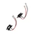 2Pcs Headlight Bulb Base IP68 Waterproof Corrosion Resistant Easy to Install Headlight Bulb Retainer for Home Industry