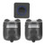 Infrared Sensor Doorbell Solar Driveway Alarm Strobe Light Outdoor Security Siren Motion Detector 110‑240V EU Plug
