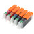 970‑971 Multi Colors Ink Cartridge Replacement Inkjet Printer Cartridges for PIXMA MG5790 MG5795 5 Colors (BK BK C M Y)