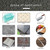 Hand Polishing Pads Wet and Dry Sanding Blocks Foam Backing for Tile Stone Marble Concrete Ceramics Granite Glass