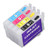 4 Pcs Ink Cartridge Black Cyan Magenta Yellow Permanent Chip Reusable Printer Refill Inkjet Cartridges T1431 T1432 T1433 T1434