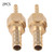 2pcs 4--6mm Brass Fitting Hose Barb Tail Reducer Reducing Plug Connector