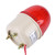 1PC AC 220V 15W LED Flash Strobe Light Warning Lamp Industrial Machine Tool Red