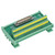 Terminal Block Module PCB Copper Female Terminals Board with Printed Label Oxidation Resistant DC 60V