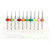 10pcs 0.6-1.5mm Cemented Carbide Mini Micro Drill Bits for CNC PCB Print Circuit Board
