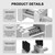 304 Stainless Steel Vise Fixture Multi-function Clamp Model Making Fixed Jig DIY Crafts Remodeling Vise Workbench with Clamping Width Adjustable Function