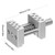 304 Stainless Steel Vise Fixture Multi-function Clamp Model Making Fixed Jig DIY Crafts Remodeling Vise Workbench with Clamping Width Adjustable Function