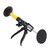 2 Set Cabinet Jack Alloy Steel 30 to 59cm Adjustable Support Rod with Base 40kg Bearing Yellow