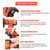 19500rpm Electric Grinding Tool Multifunctional Mini Grinder Handheld Cutter for Cutting Polishing Ceramic Tile Wood Stone Steel