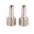 2PCS 3/8in BSPP Female Thread Connector Barb Joint Pneumatic Quick Coupling Connector(3/8in‑10mm )
