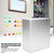 Aluminum Project Box Matte Silver Split Type DIY Electronic Enclosure Case 80x160x180mm