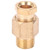 Oil Pipe Connector Brass Tube Fitting Straight Adapter for Nylon Copper Aluminum DuctPD618