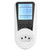 LCD Power Meter Watt Voltage Current Tester Electricity Usage Monitor - Brazilian Plug