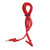 Crocodile Clip Wire Silicone Banana Connector 4mm Testing Cable for Multimeter 10ARed