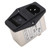 EMI Power Filter Single Phase IEC Socket Panel Power Line Filter Noise Suppressor for Medical Equipment AC115 250V