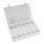 PP Grid Box Transparent Separate Storage Organizer Removable Electronic Component Containers