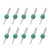 10Pcs Twist Drill Bit Tungsten Alloy Micro PCB Rotary Tool Jewelry CNC Engraving Hardware 1mm