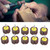 10pcs Sanding Polishing Wheel Grinding Sandpaper Flap Wheel Disc with 6mm Shank 40x25x6mm