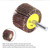 10pcs Sanding Polishing Wheel Grinding Sandpaper Flap Wheel Disc with 6mm Shank 40x25x6mm