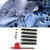 5Pcs 1/4in Indexable Turning Tool Set Cemented Carbide Machining Lathes Cutting Facing Tools