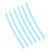 20Pcs Spiral Binding Coil Large Capacity Spine Comb 30 Holes 13mm Diameter Set Kit Blue