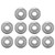 10Pcs Bearing High Speed Rolling Miniature Mechanical Parts Replacement S696ZZ 15x6x5mm