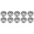 10Pcs Bearing High Speed Rolling Miniature Mechanical Parts Replacement S696ZZ 15x6x5mm