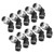 10Pcs Pneumatic Connectors L Shape Right Angle External Thread Quick Pipe Fittings Air Compressor Accessories8 03