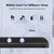 Silicone Cable Manager Self Adhesive Cable Organizer Flexible Cable Protector