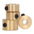 4PCS Drill Bit Stop Collar Brass Fast Positioning Locking Drill Bit Limit Ring for Woodworking 6 8 9 10mm